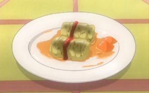 Aria the Animation, stuffed cabbage roll