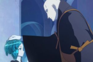 Land of the Lustrous, patting the head